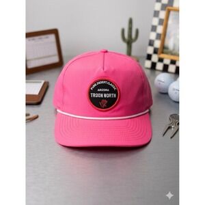 Imperial Brand Troon North Arizona Pink Rope Golf Hat Adjustable Snapback Cap